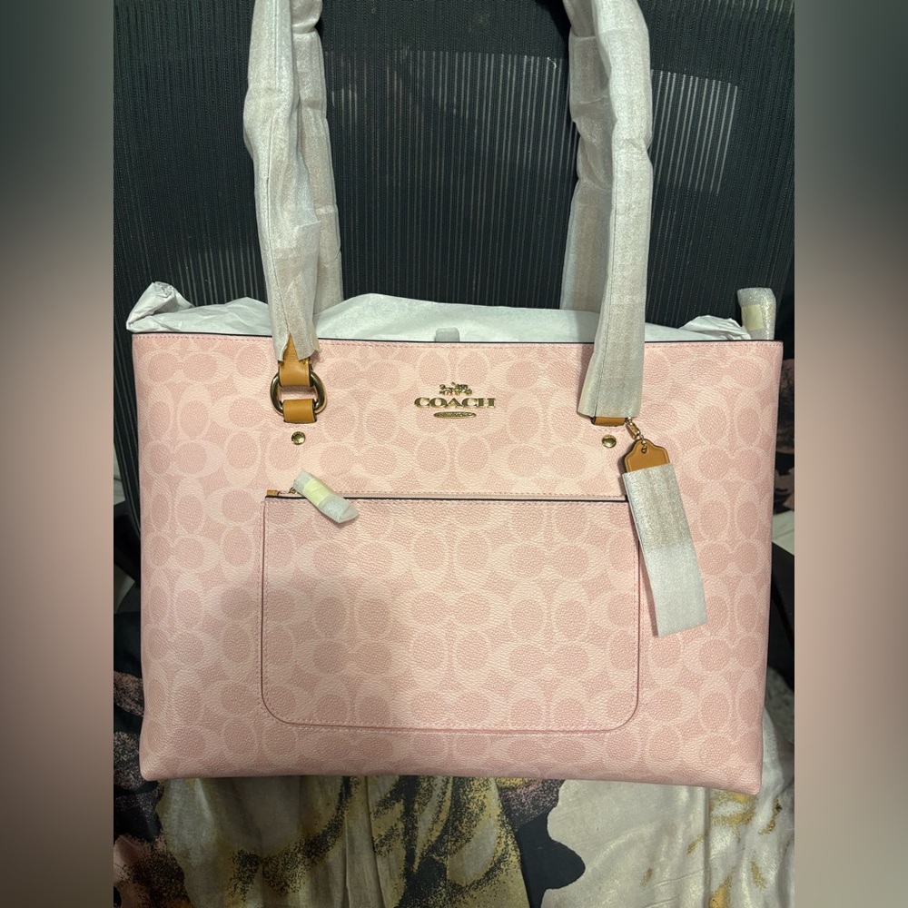 Coach Station Tote Bag (Powder Pink)